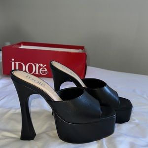 Black Platform Heels